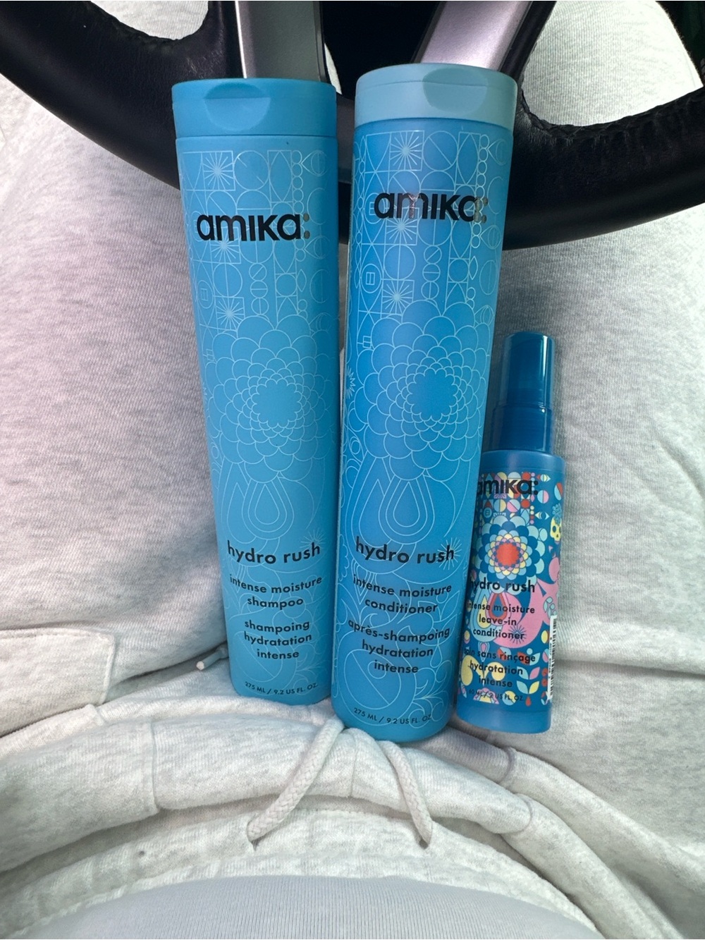 amika Hydro Rush Intense Moisture Shampoo & Conditioner Set - Blue